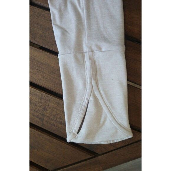 Athleta hooded Medium top Cozy Oatmeal - Picture 6 of 10